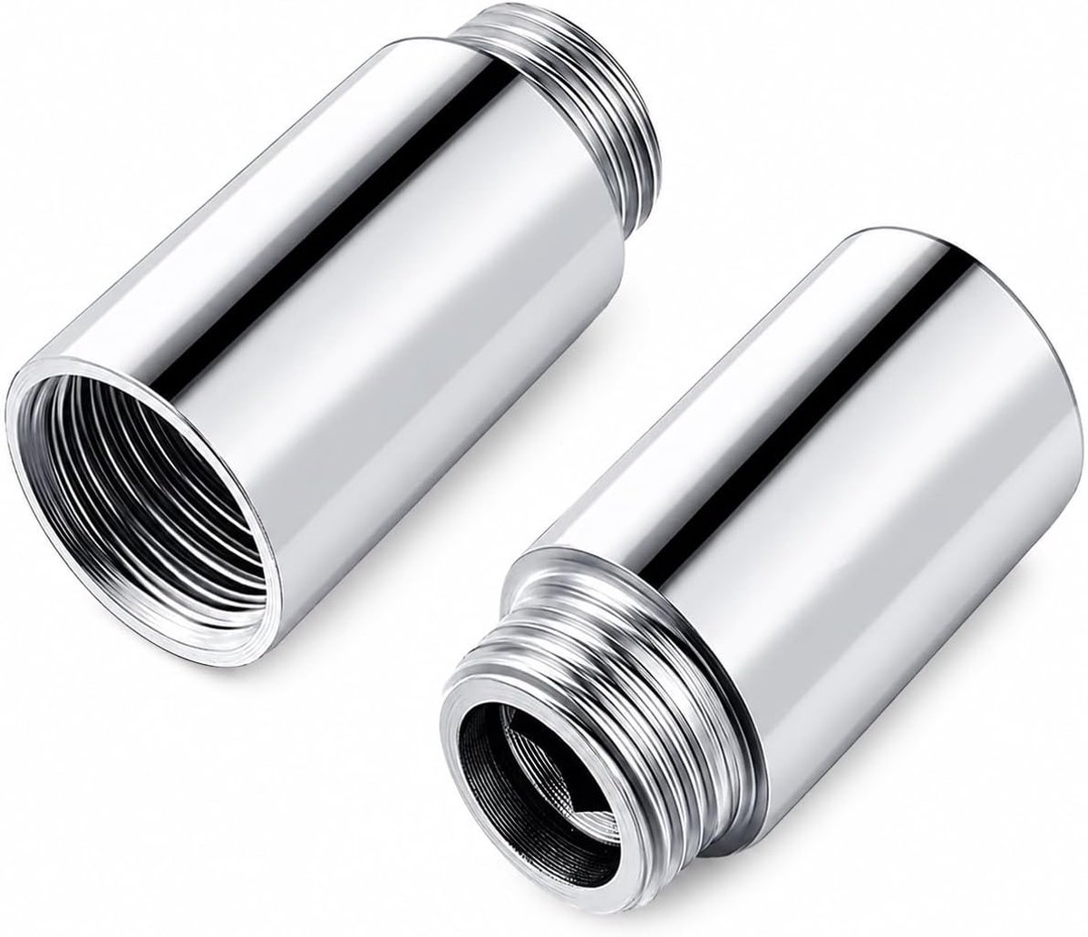 Kraanverlenging 1/2 inch - G1/2 inch x 50 mm - Verstevigd - Eenvoudige installatie - ShopVlot