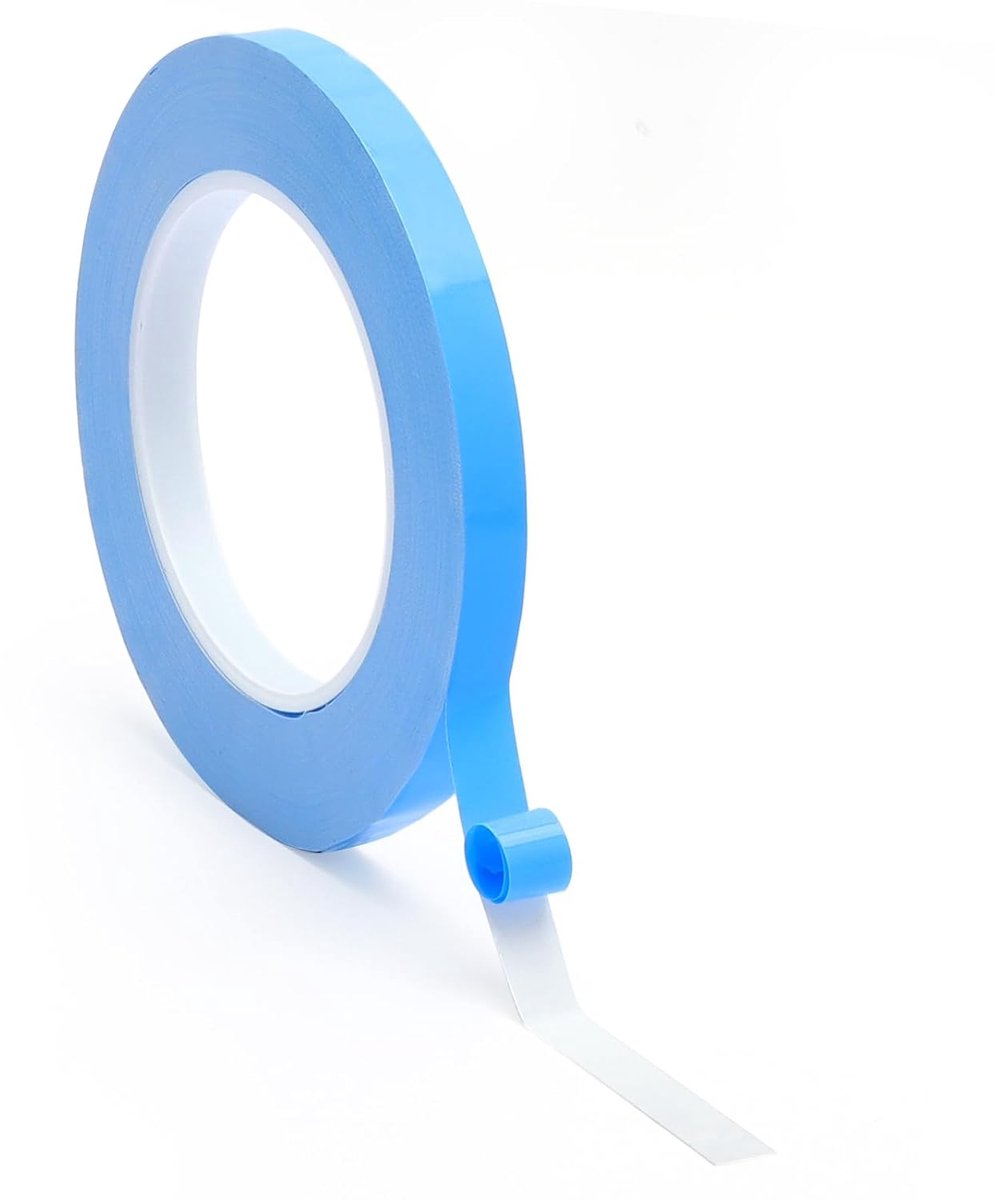 Thermische dubbelzijdige tape 25 m x 10 mm - hittegeleidend - hittebestendig - ideaal voor elektronica - ShopVlot