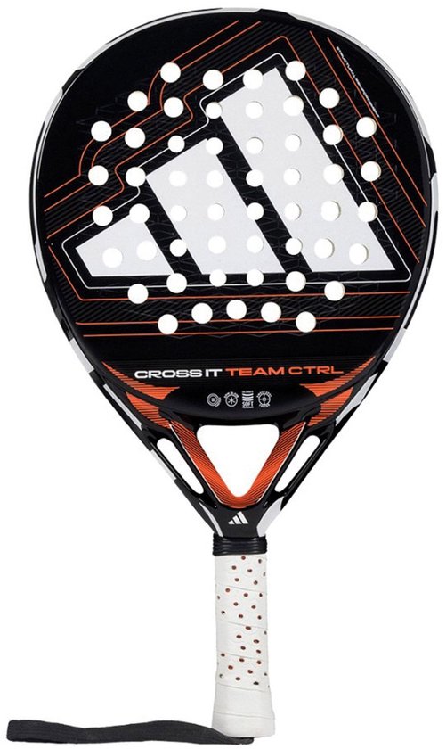 Adidas Cross It Team Ctrl 2026 Padelracket Heren - Zwart / Wit | Maat: UNI Adidas Cross It Team Ctrl 2026 Padelracket Heren - Zwart / Wit | Maat: UNI