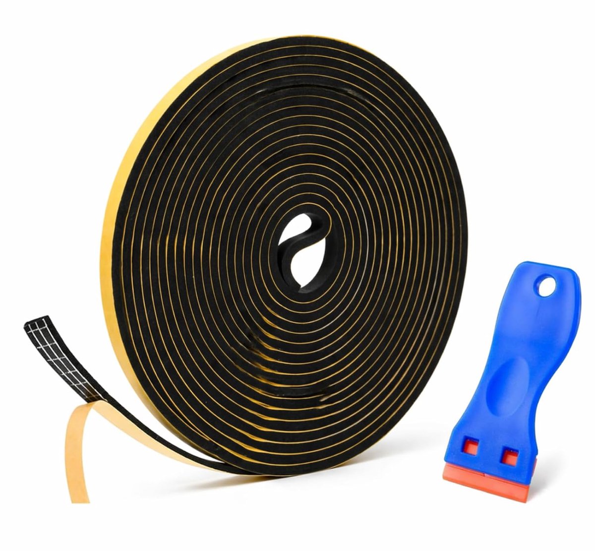 Schuimrubberen afdichting 6 mm x 3 mm - Zelfklevend - Waterdicht voor kookplaten - Eenvoudige installatie - ShopVlot