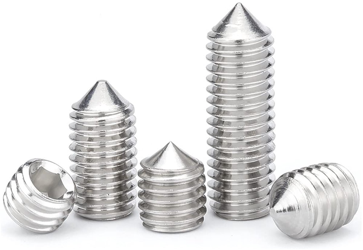 Conische punt schroeven M10×16mm - RVS hexagonale kop - Duurzaam en corrosiebestendig - Eenvoudig te installeren - ShopVlot