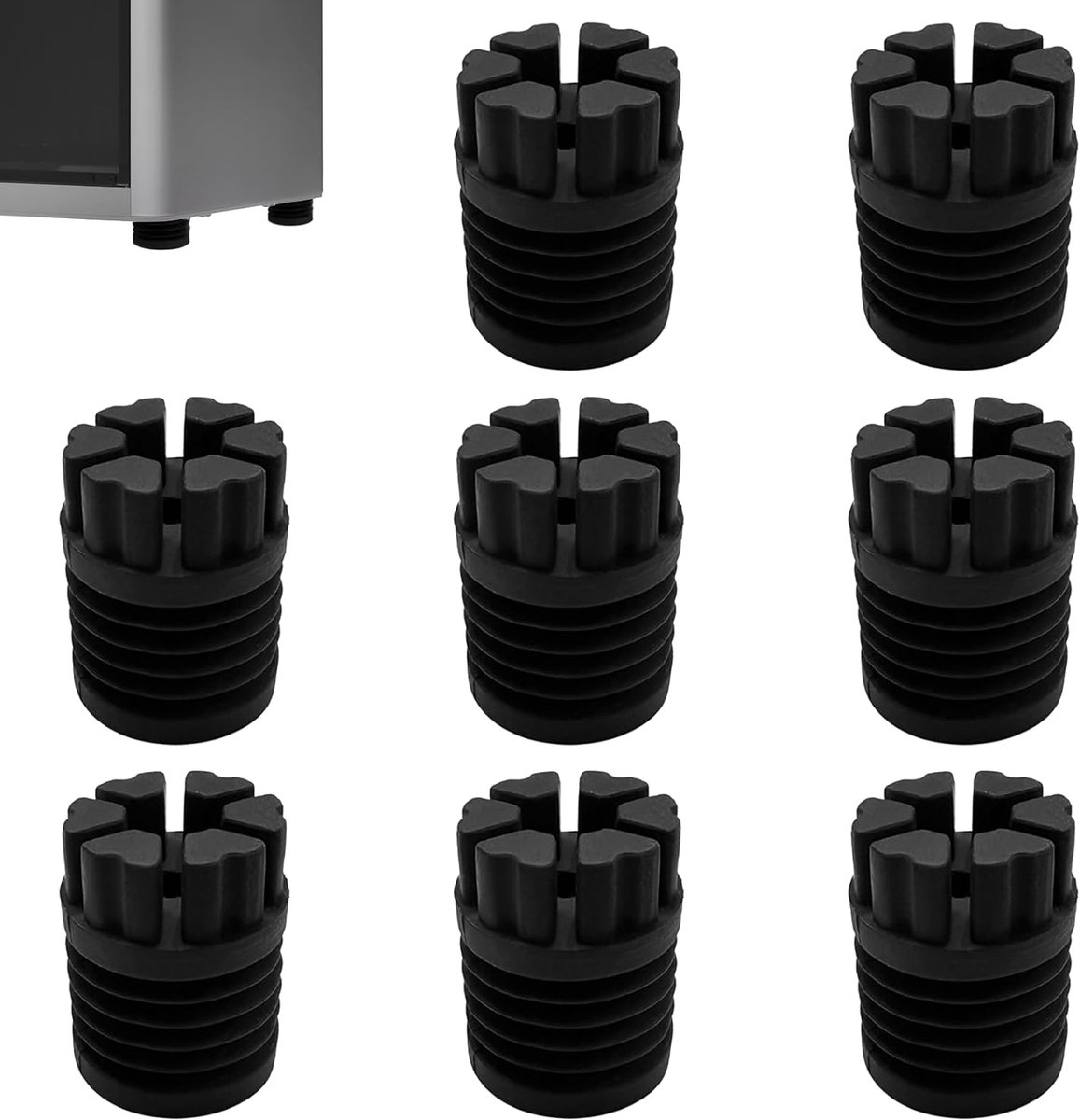 Anti-vibratievoetjes voor 3D-printers - 8 stuks siliconen dempers - vermindert printergeluiden - stabieler printbed - SnelShoppen