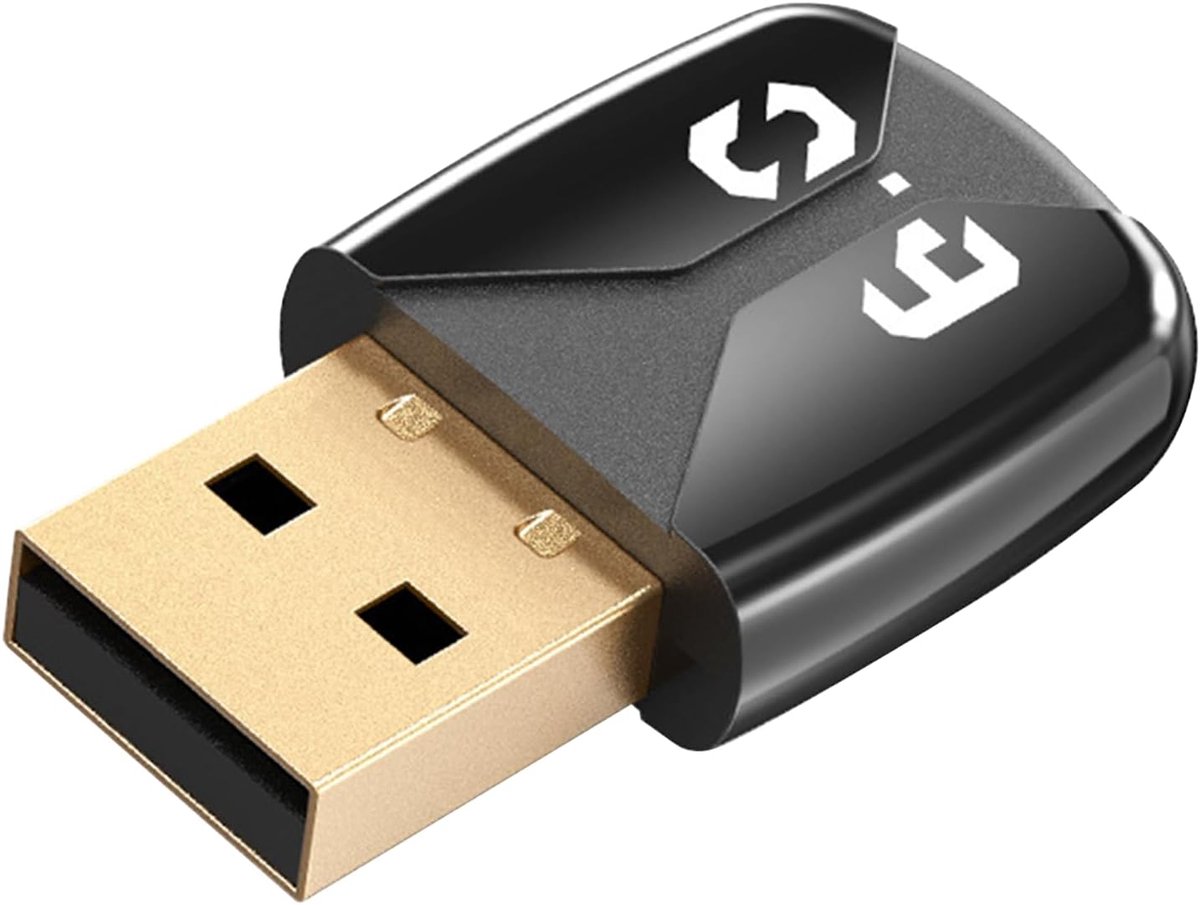 Bluetooth 6.0 adapter - connectiviteit tot 5 apparaten - lage latentie - grote overdrachtsbereik - SnelShoppen