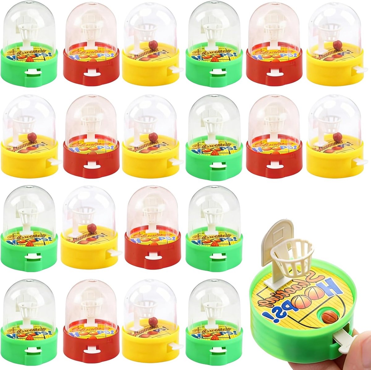 Mini basket toys - 20-delige vingerbasket set - robuuste kwaliteit - leuk voor feestjes - SnelShoppen