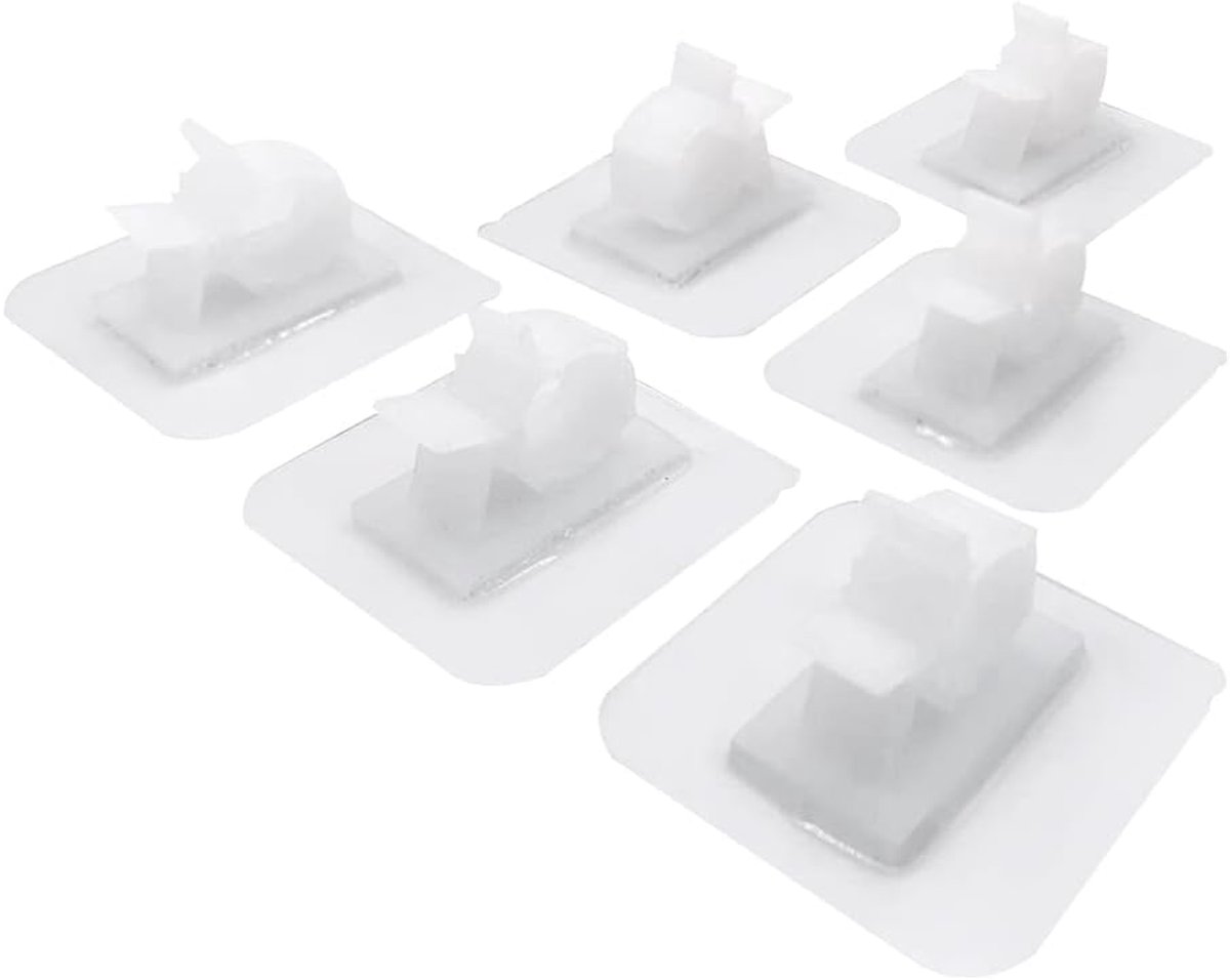 SnelShoppen - 6-Pack Zelfklevende Slangklemmen, Gasleiding Klemmen, Verstelbare Kabelklemmen, Multifunctionele Kabelbeheerklemmen voor Water- en Gasle