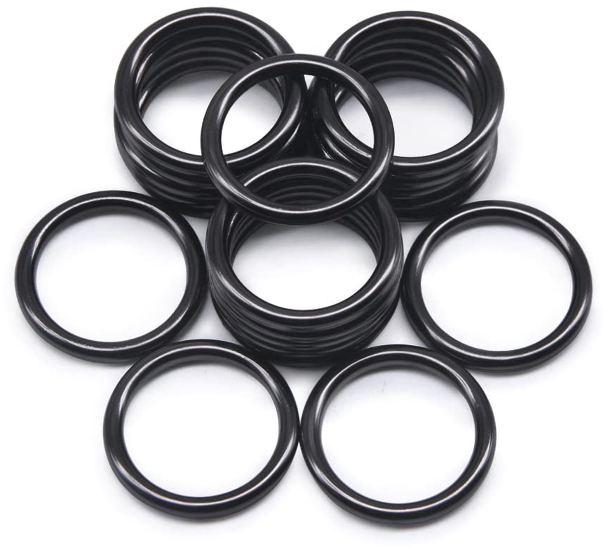 Ring, robuuste O-ringen, multifunctioneel voor doe-het-zelvers, riem en hondenriem, knutselaccessoires, pistool metaal, 20 mm