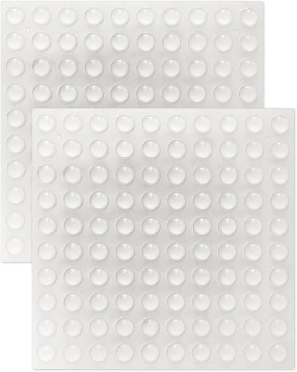 Zelfklevend 200 stuks Gummibuffer Transparante beschermende buffer Elastische buffer Sleifvaste buffer voor deuren Kasten Meubel – Gummibuffer, Gummibuffer Zelfklevend (8 mm)