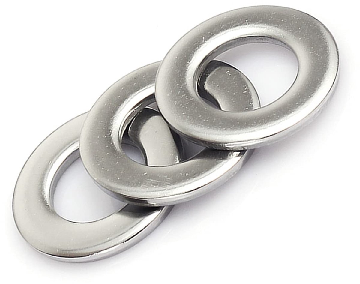 Platte sluitringen M4 DIN 125 A2-70 roestvrij staal bijsluitringen carrosserieschijven flat washhers