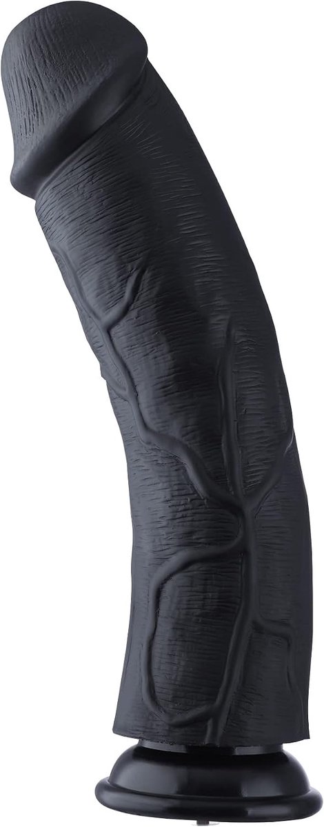 Dildo XL 26 cm - Realistisch - KlicLok Connector - Perfect voor Premium Seksmachines - SnelShoppen