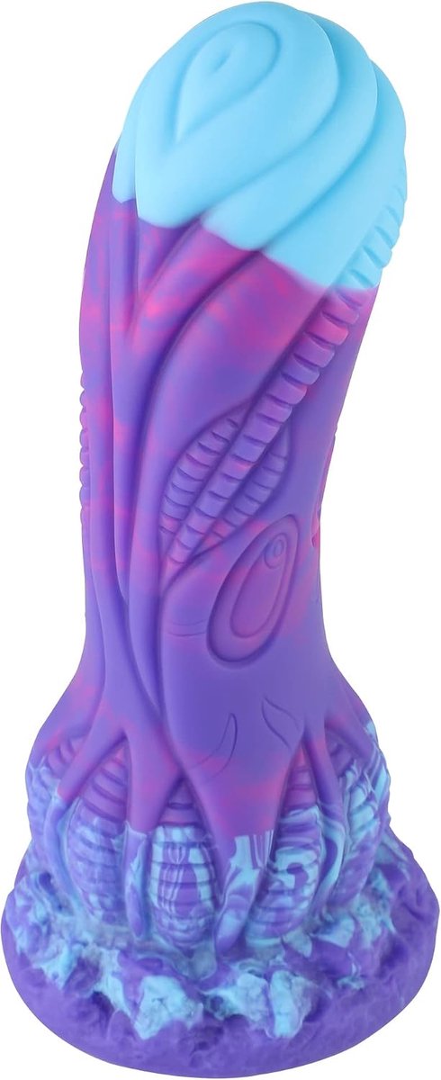 Dildo 19cm - Premium silicone - KlicLok® connector - Sterke zuignap - SnelShoppen