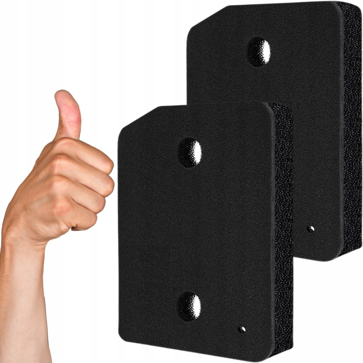 AreoSe - Wasbare drogerfilters voor Miele - 9164761 - 207 x 157 x 30 mm - 2 stuks