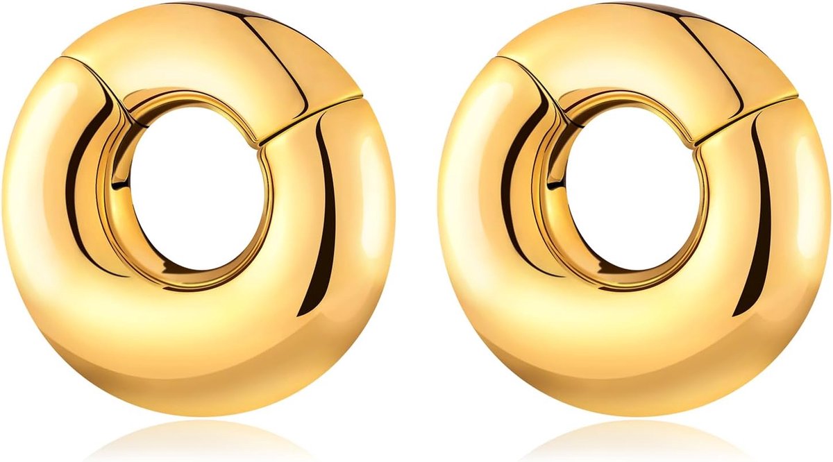 Magnetische oorgewichten voor uitgerekte oren, meetinstrumenten, oorhangers, roestvrij staal, flesh tunnel, plug, hoepel-expander, oorpiercing, 0G (8 mm), 2G (6 mm)