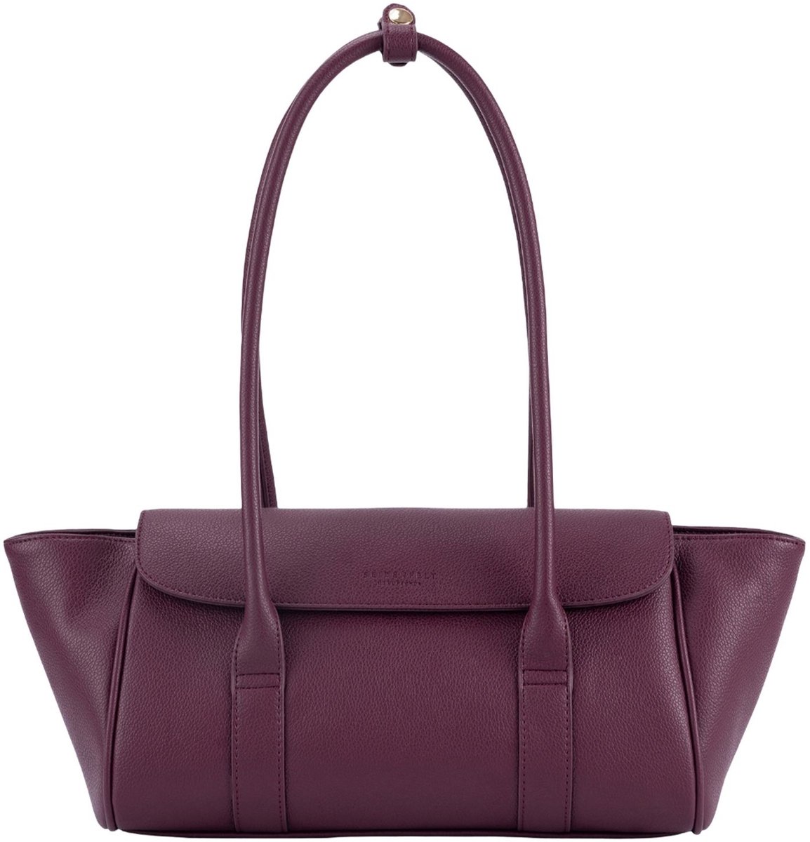 SEIDENFELT MANUFAKTUR schoudertas Nelma East-West Shoulder Bag Mystery Purple (rood)paars