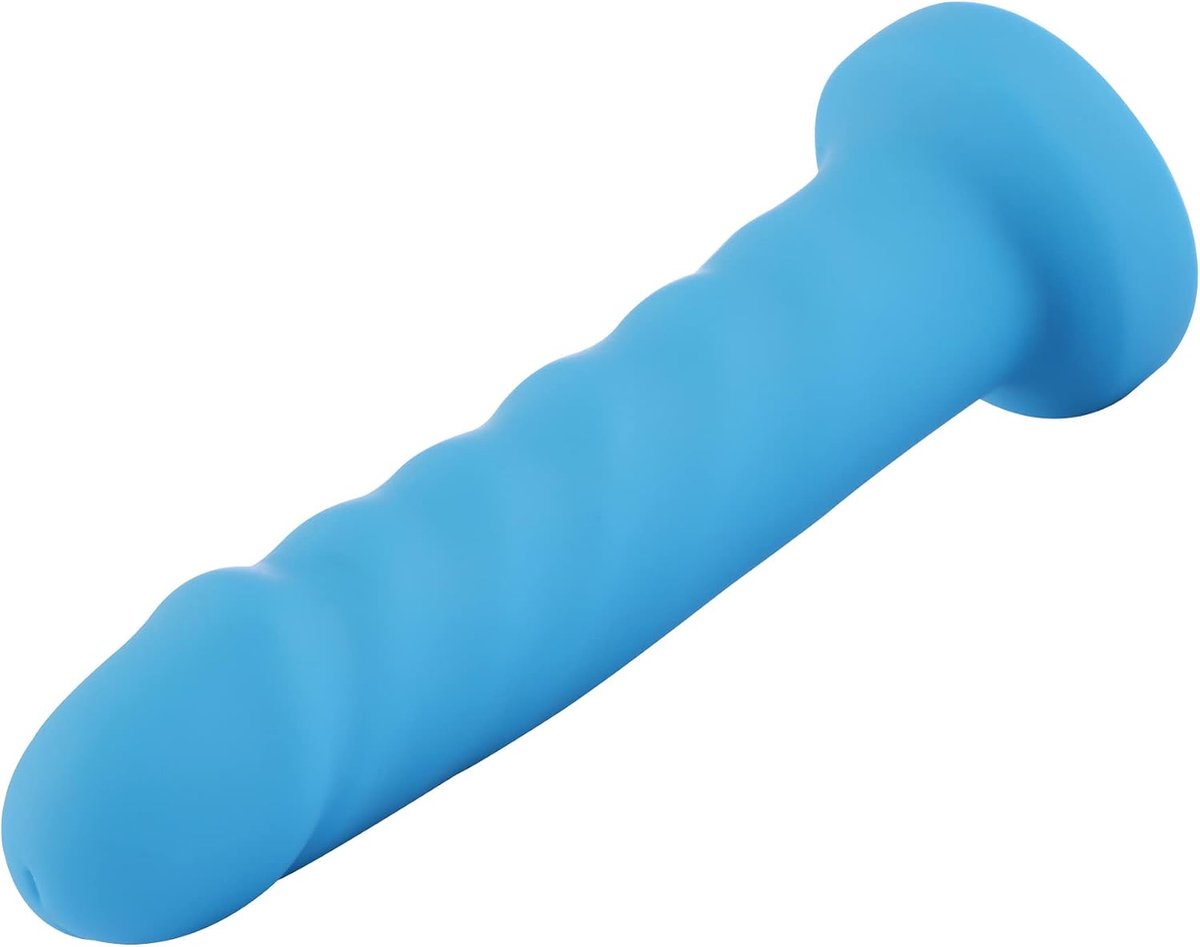 Anal dildo 17 cm - ribbelige schacht - KlicLok aansluiting - stimuleert en verrast - SnelShoppen