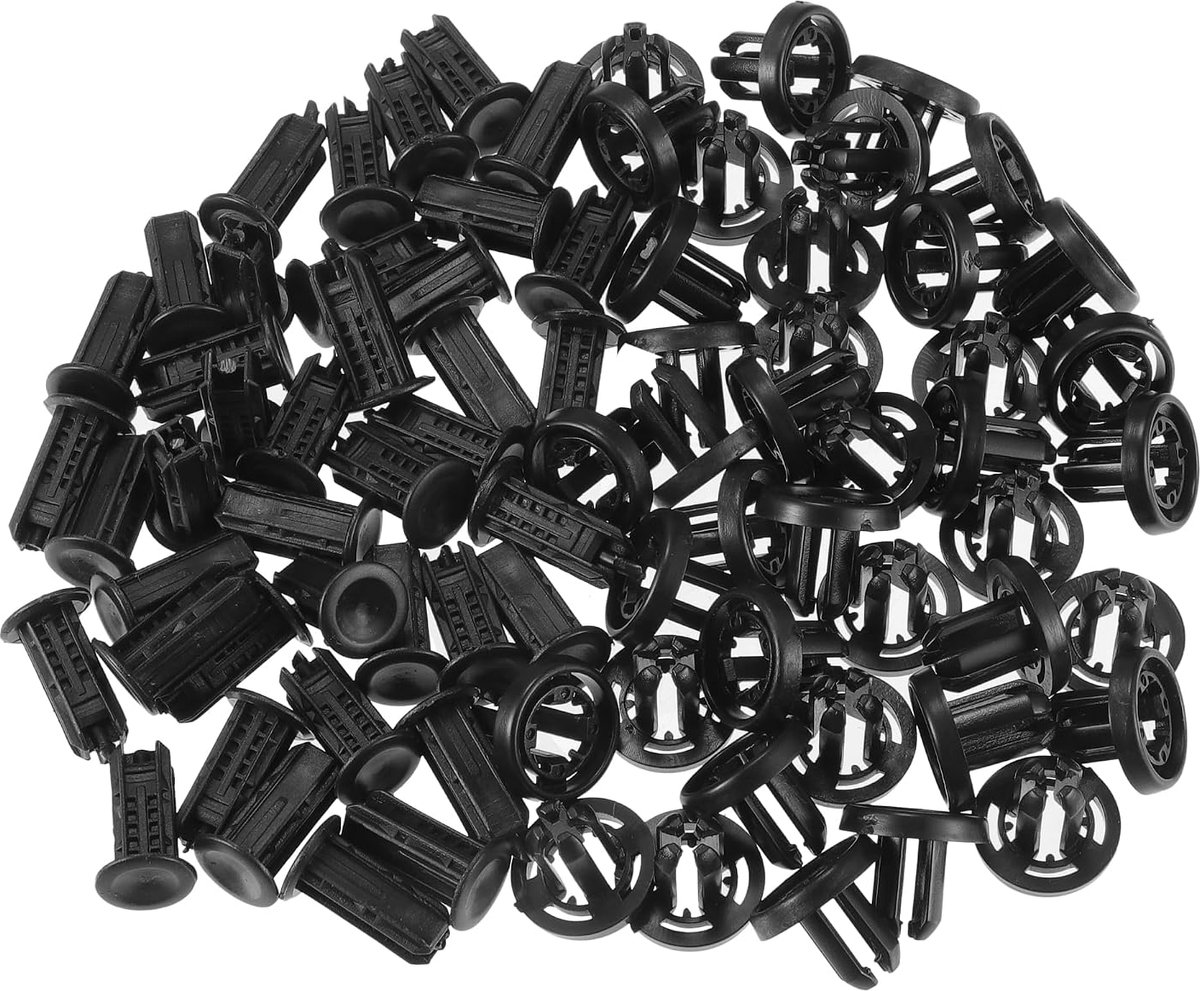 Clips No.91505TM8003 Automotive Clips voor Honda Civic 2013-2019 Plastic Zwart (Set van 40)