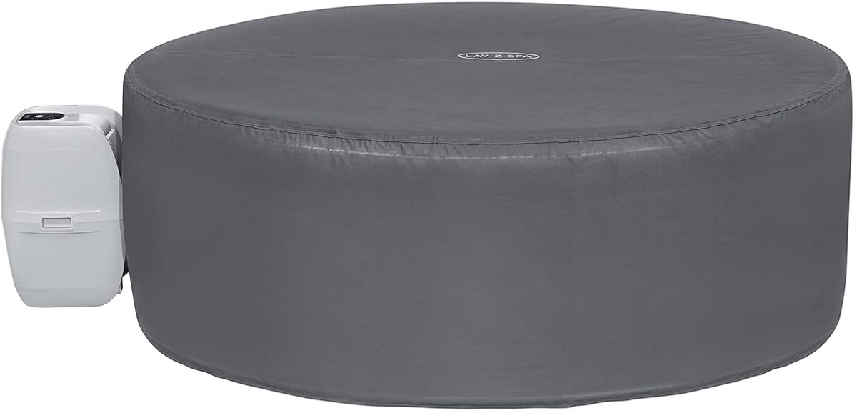 Hottub cover 180cm x 66cm - Grijs - Waterafstotend en UV-bestendig - Bespaar tot 40% energie - SnelShoppen