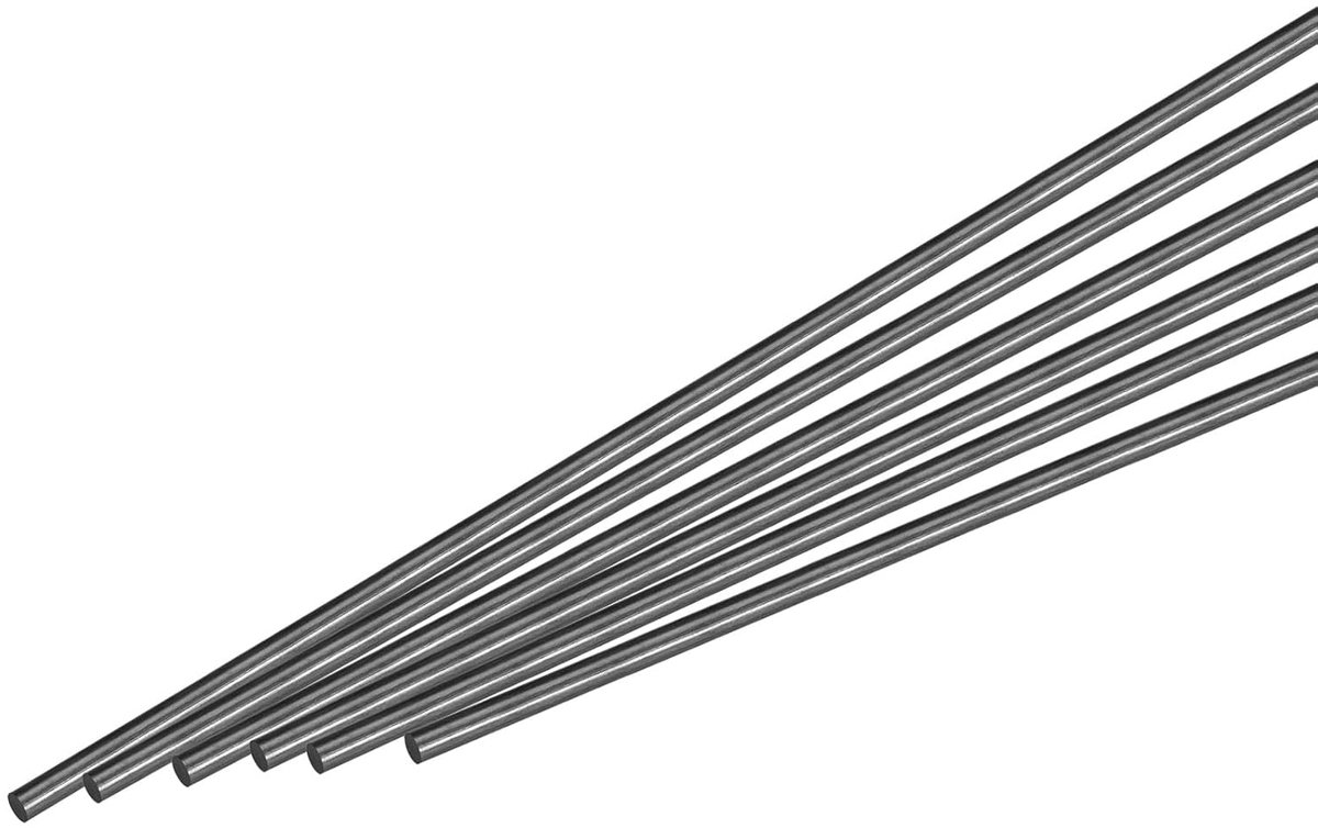 10 stuks koolstofvezel stokken, 5 mm x 300 mm voor doe-het-zelf gereedschap voor RC vliegtuigvleugels en quadcopter-armen