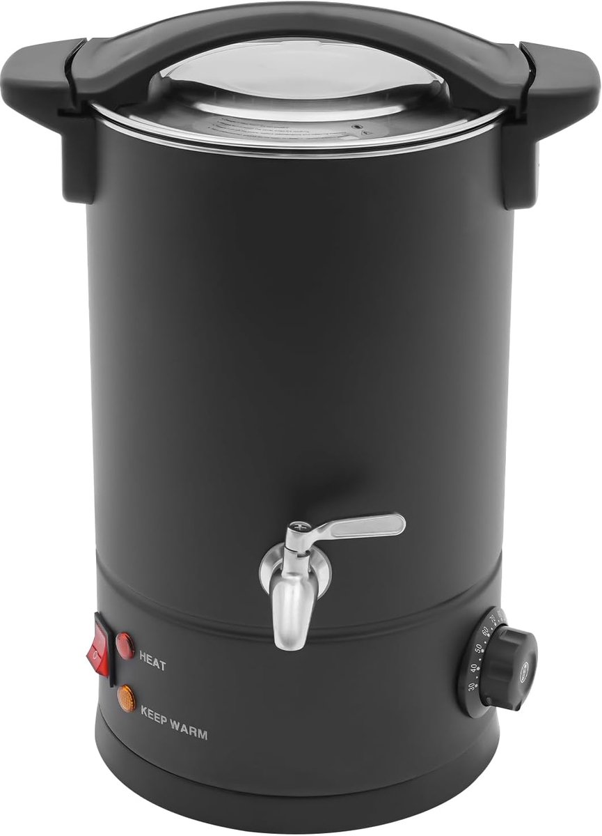 8 liter kaarsenproductieset, commerciële elektrische wassmelter met verwarmingskernuitloop en bodemdesign, voor de massaproductie van kaarszeep