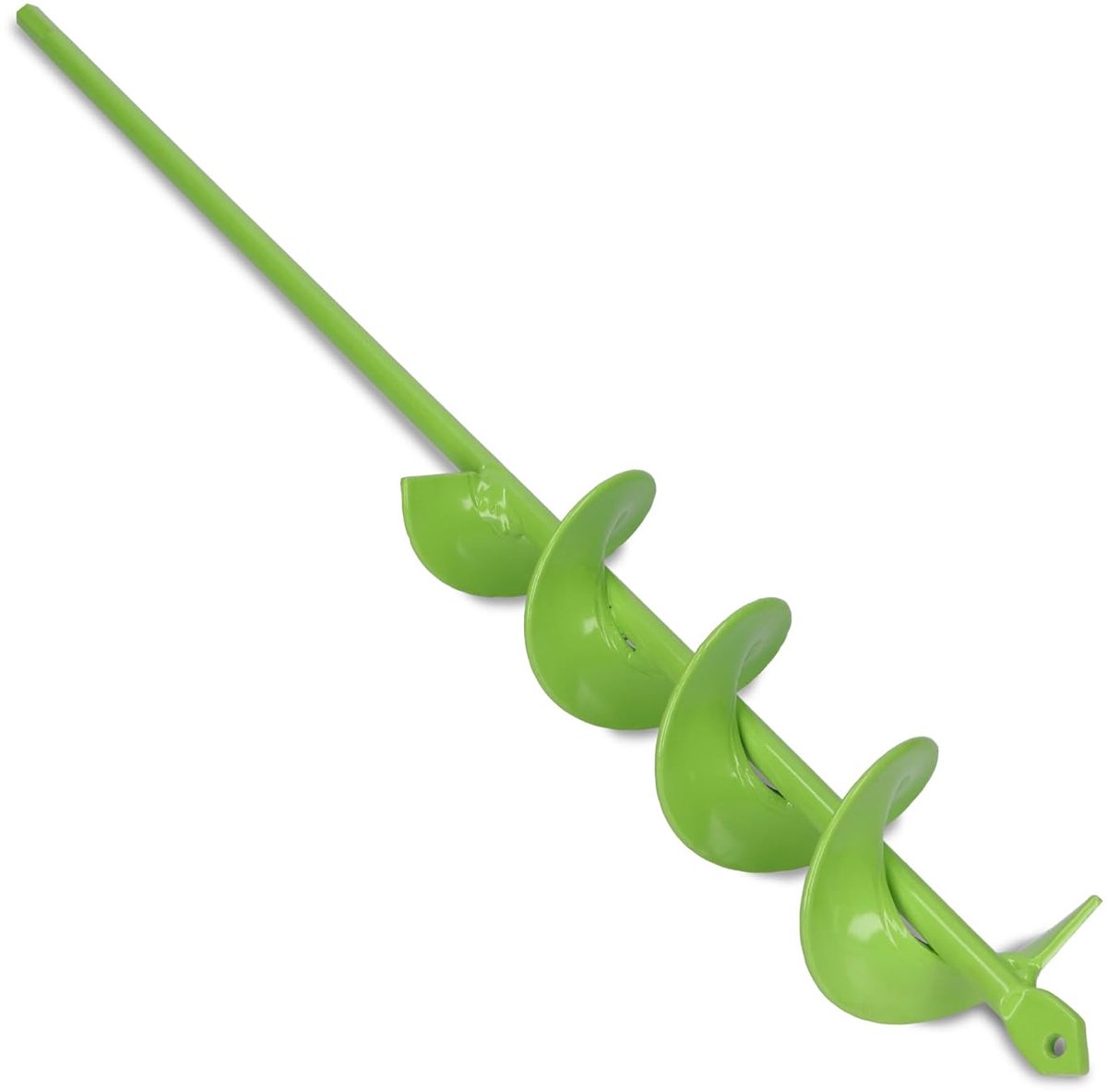 Grondboor 50x450 mm voor Accuschroevendraaier en Boormachine | boorpunt van koolstofstaal, rugvriendelijk voor planten en hekpaalgaten, ideaal voor klussers en tuin, Tuinboor