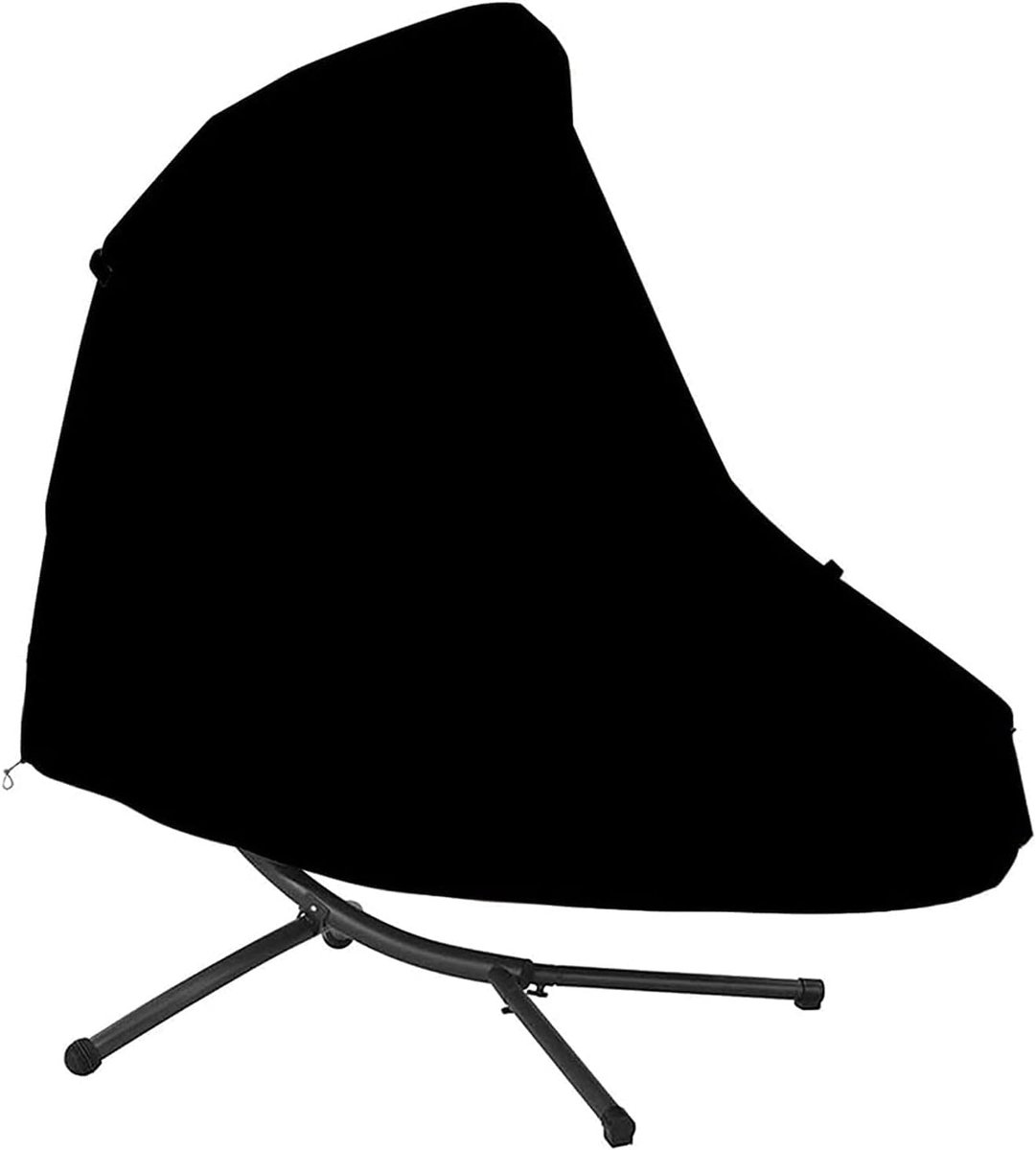afdekking voor schommelstoel/tuinligstoel, waterdichte beschermhoes, Oxford 420D weefsel, afdekhoes, 198 x 185 x 117 cm, zwart