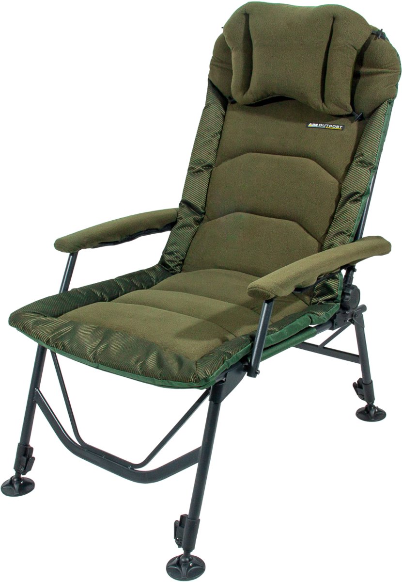 AIM Outpost Elite High Armchair Recliner Karperstoel - Karperstoel