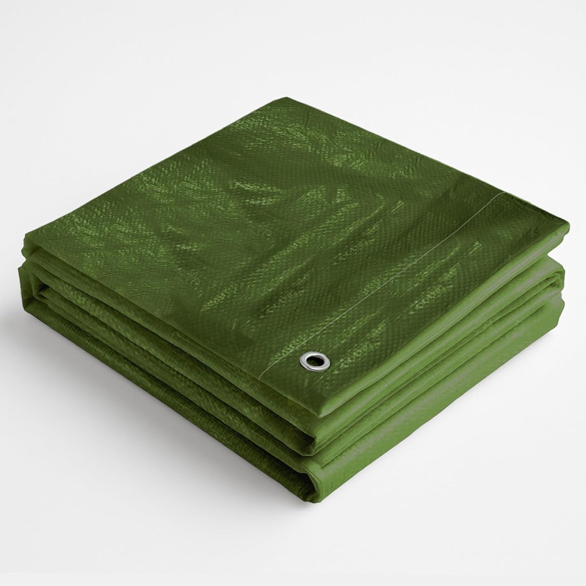 afdekzeil Professional Line 180g/m², Groen, 4m x 6m = 24m² keuze uit 24 verschillende maten in groen en wit! zeildoek met oogjes, uv-bestendige stof, Dekzeil met bevestigingsringen, afdekhoes