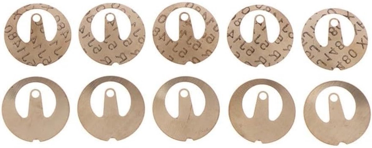Waterkoker Koppeling Veren - Thermostaat Plaat - Waterkoker Reparatie - Duurzame Metalen Constructie - 2 cm - Zilver