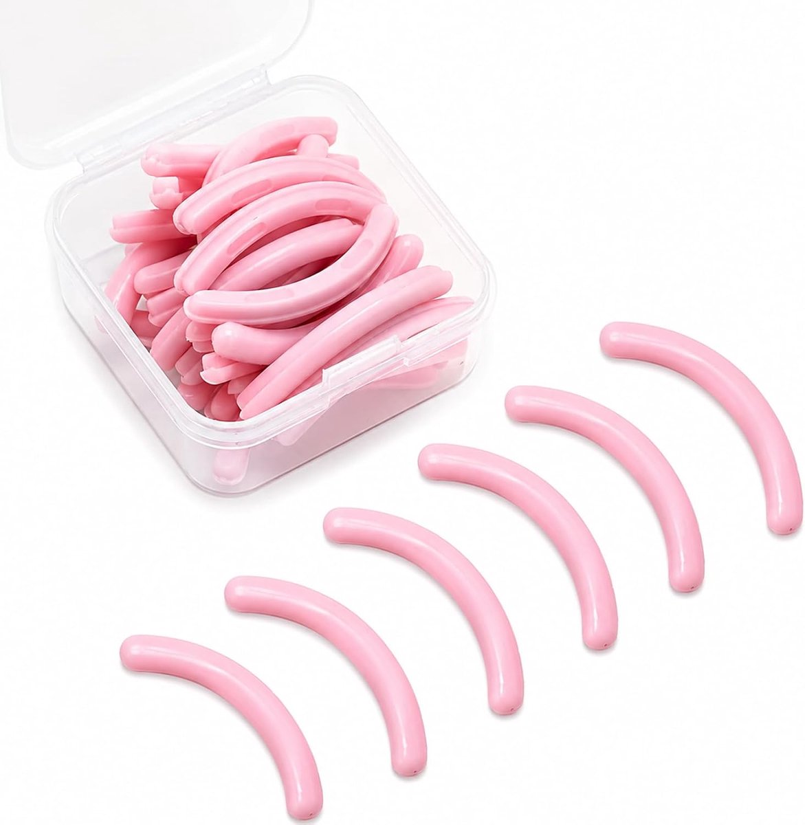 Wimper Curler Vervangende Pads - Universele Vullingen, 24 Stuk (Roze)