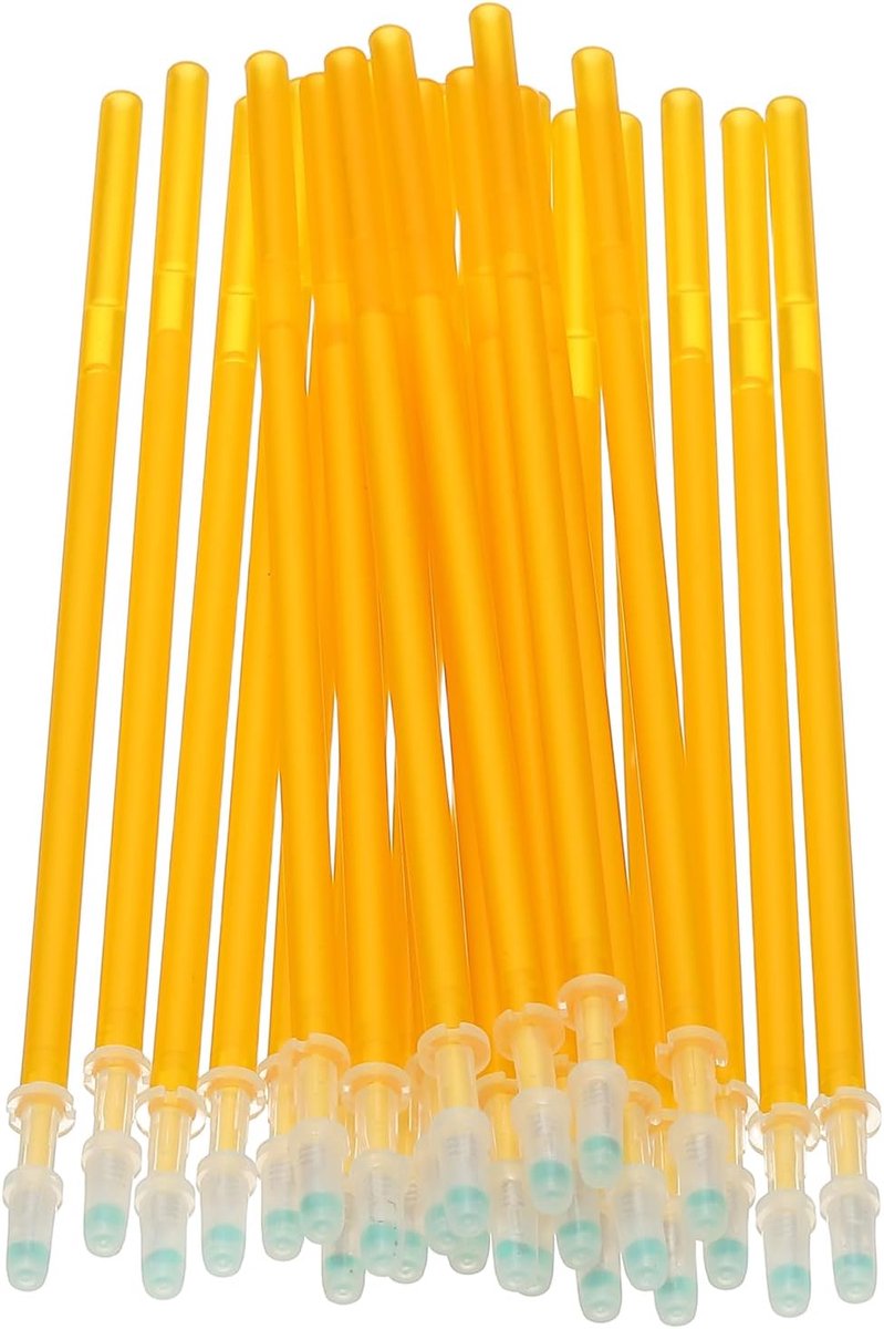 24 stuks uitwisbare gelpennen navullingen, 0,5 mm warmteuitwisbare pennen, vullingen voor stoffen verdwijnende inkt, stof markeerpen voor naaien, quilten, schrijven, gouden inkt