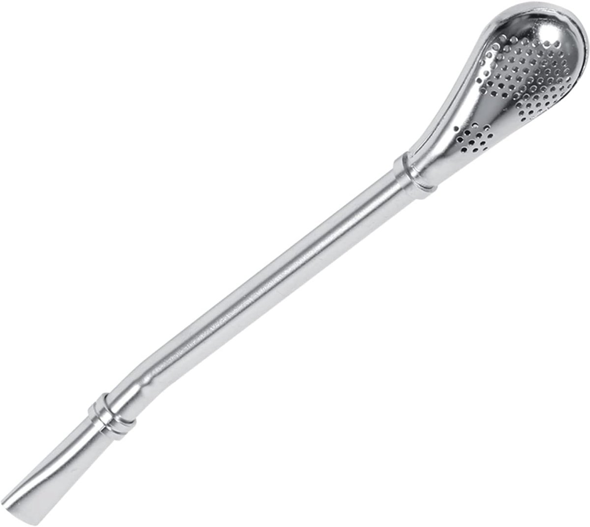 Herbruikbare rietjeslepel, Yerba Mate Bombilla, herbruikbare metalen rietjes voor smoothies sappen