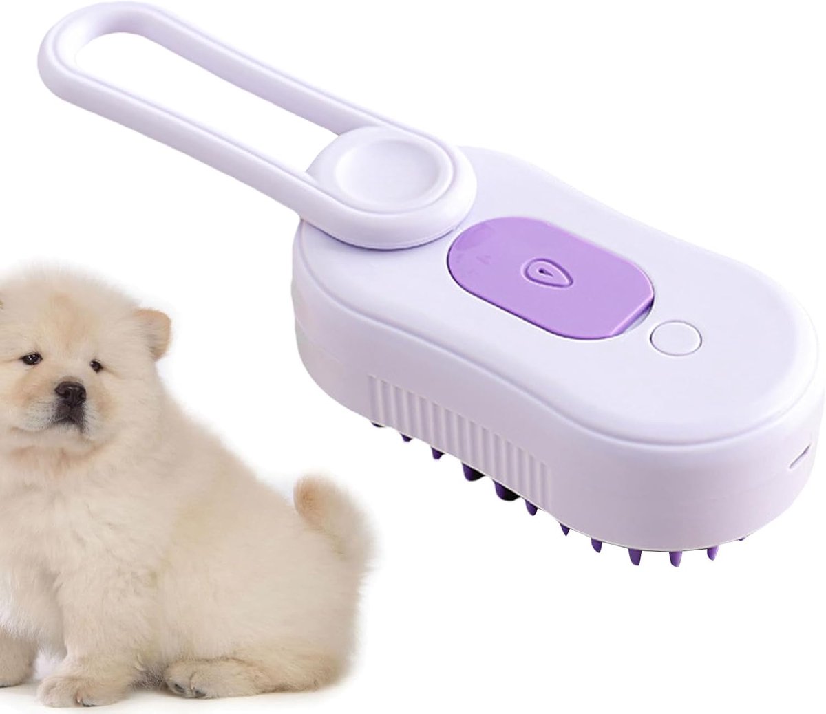 Borstels voor katten - 3-in | 1 Steamy Mist-borstel huisdieren,Huisdiersproeiborstel ontharing, Stomende huisdierkamborstel het verwijderen van verw