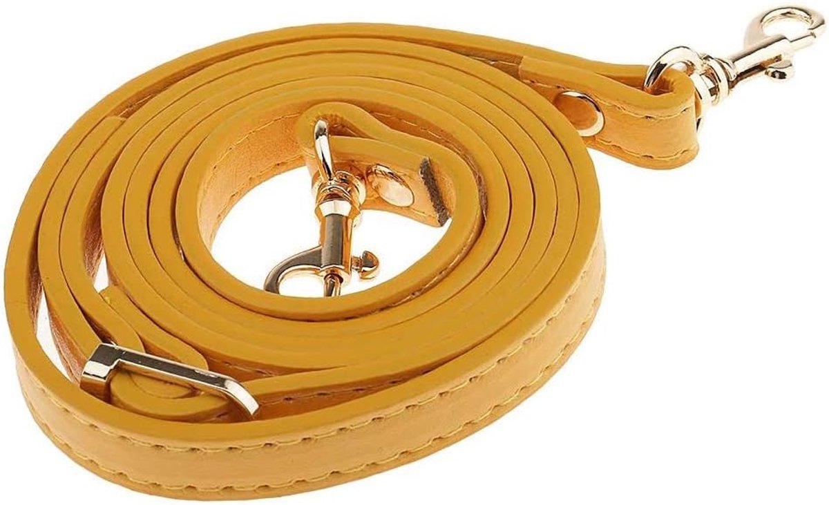Verstelbare schouderriem voor handtas, 120 cm, geel
