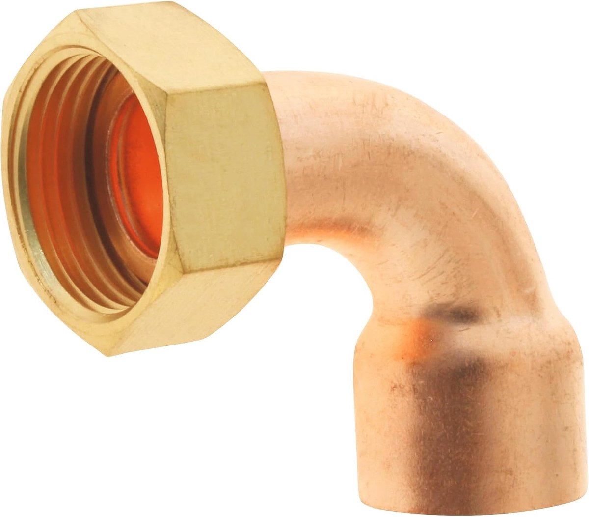 FOR YOU 3540730012937 HOEK 2 PCES ECR PRISO 3/4 22 2 POCKET aansluiting koperen slot Ø22 schuine roterende groef 20/27-Bag 2 delen, None