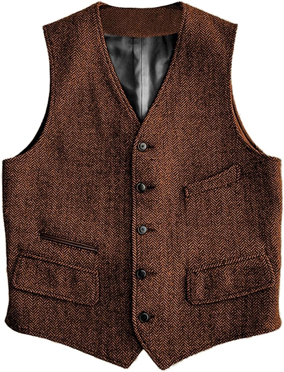 Wollen kostuumvest, formeel, regular fit, gilet voor bruiloft, gilet