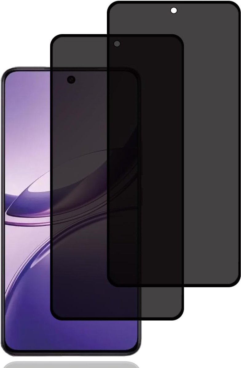 Screen Protector voor Vivo V50 Lite 4G/5G [2 stuks] | anti-spy gehard glas film,9H hardheid,krasbestendig,hoge gevoeligheid,anti-spy schermbeschermer voor Vivo V50 Lite