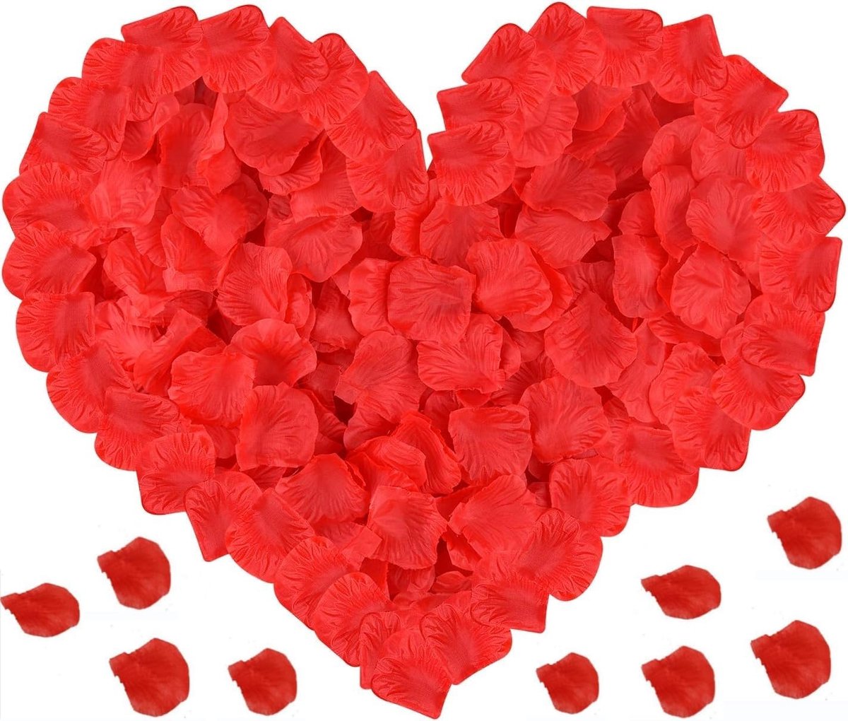 rozenblaadjes rood