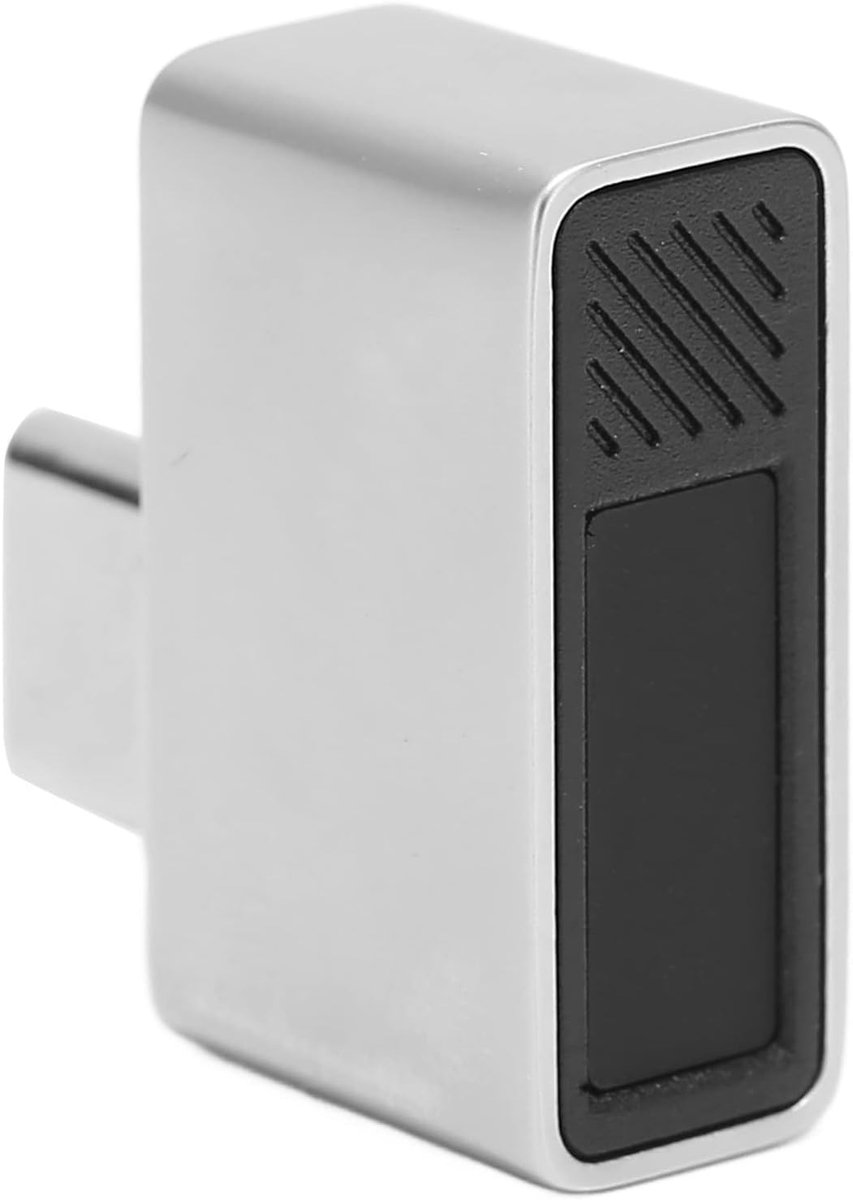 USB C-vingerafdruklezer voor 7,8,10, Ondersteuning voor Vingerafdrukscanner 10 Vingerafdrukken, 0,5 S Snelle Herkenning, Zelflerend Algoritme, 360 ° Touch Speedy Matching