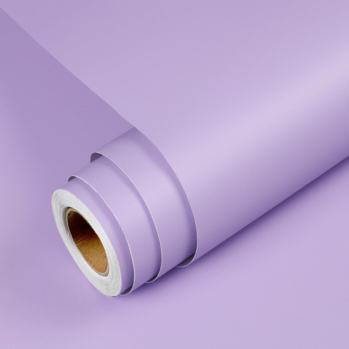 Behang zelfklevend paars licht mat kinderkamer 40 x 500 cm plakfolie paars violet meubelfolie werkblad folie plakfolie behang meubelfolie zelfklevend voor badkamer woonkamer keuken