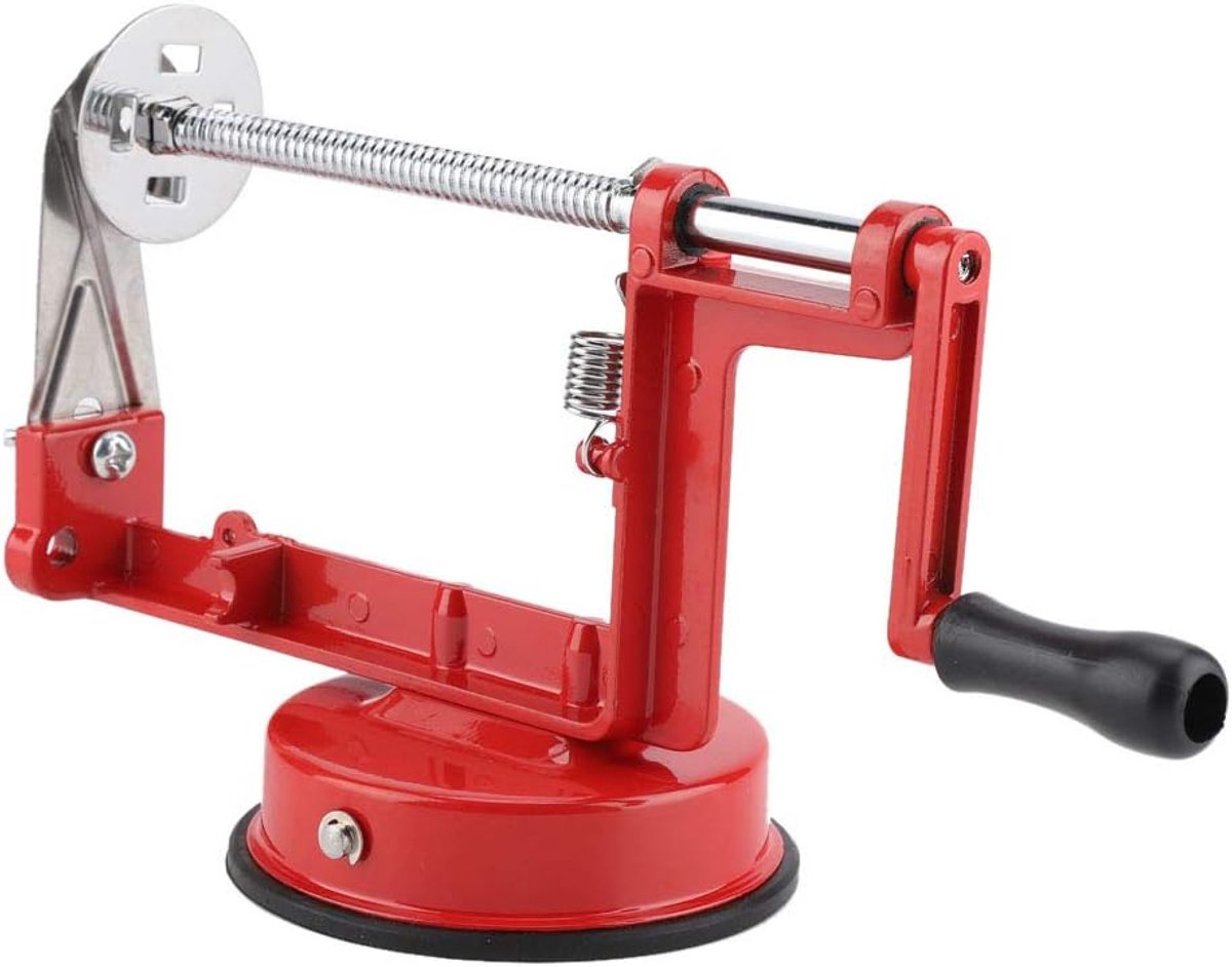 Aardappel Twister, Handmatige Spiraal Aardappel, Rvs Handslinger Handleiding Spiraal Aardappel Chips Twister Cutter Zuigbasis Keuken Tool