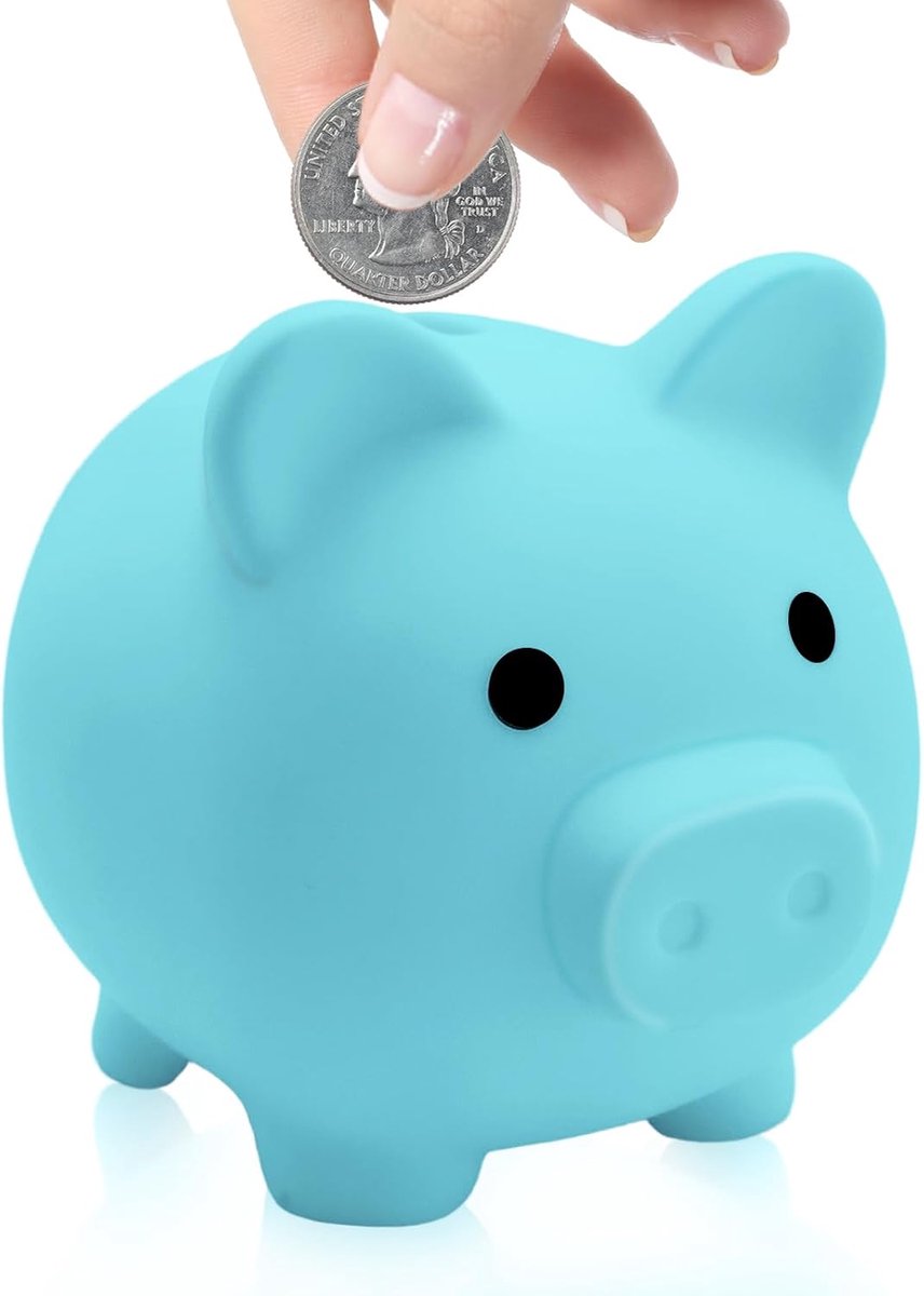 13 * 10 * 11,5 cm spaarpot, Pig Money Coin Bank, onbreekbare spaarpot Geschikt voor woondecoratie Cadeau Verjaardagen, feestdagen | Onbreekbaar spaarvarken, geschikt voor woondecoratie, als verjaardagen en feestdagen