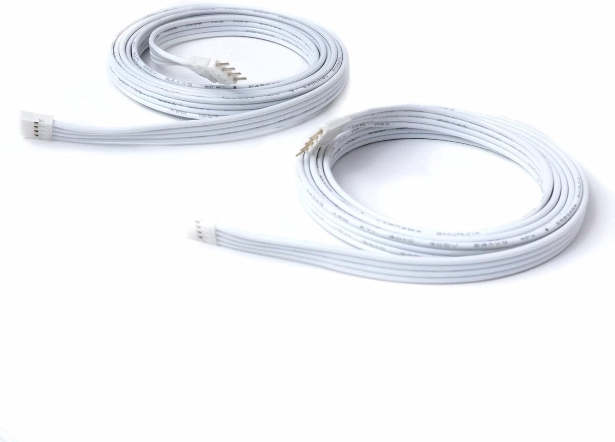 Accessoires compatibel met Philips Hue Gradient Lightstrip (White, Verlengkabel - 3m, 2 Stuk)