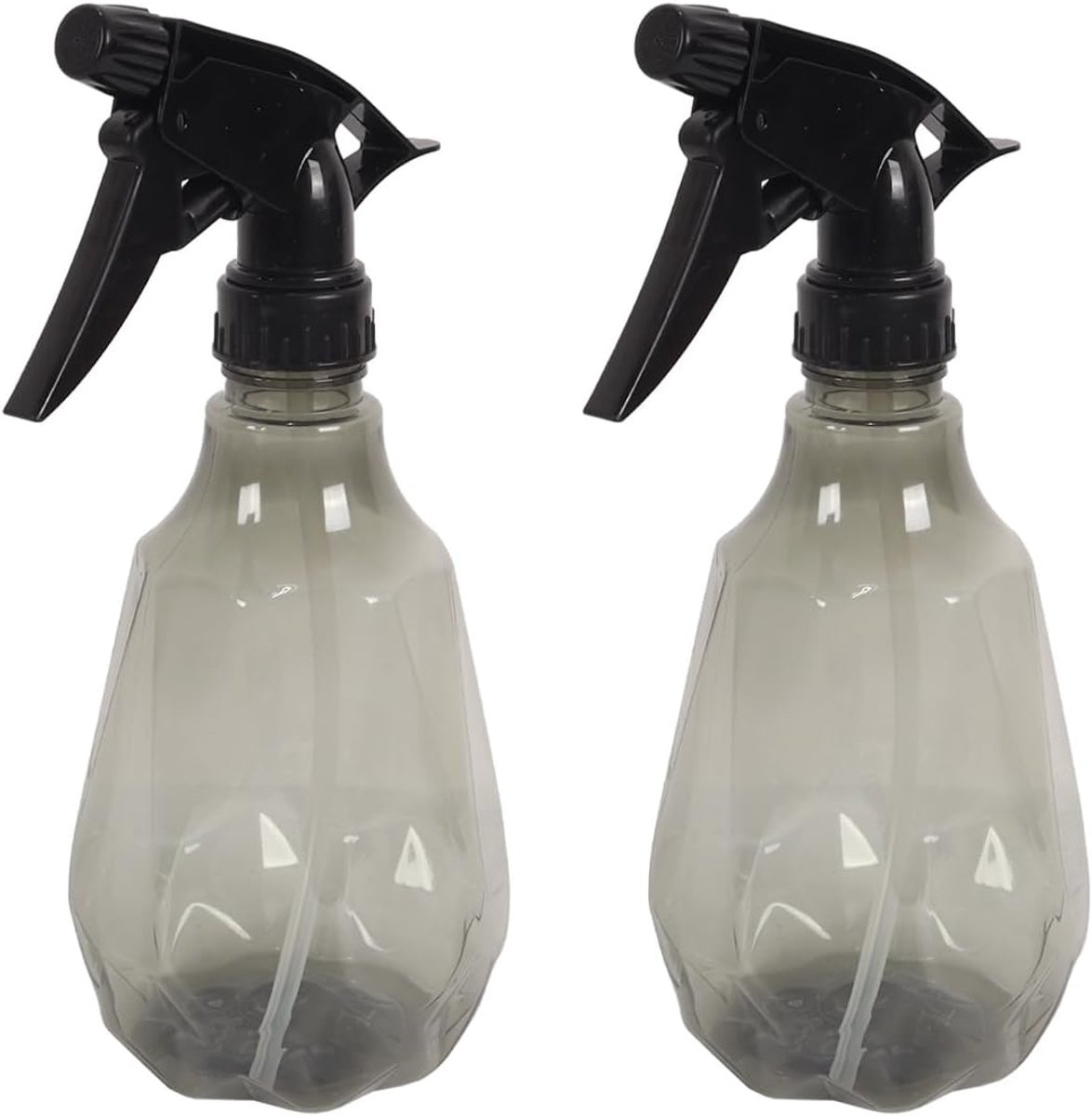 Verstuivers, herbruikbare plastic verstuiver voor haarspray voor het reinigen van tuinplanten en haarverzorging (grijs)