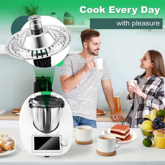 Opzetstuk voor Thermomix TM5 TM6, opzetstuk mixer voor Thermomix accessoires keukenmachine, melkopschuimonderdelen voor kookrobot — afbeelding 4