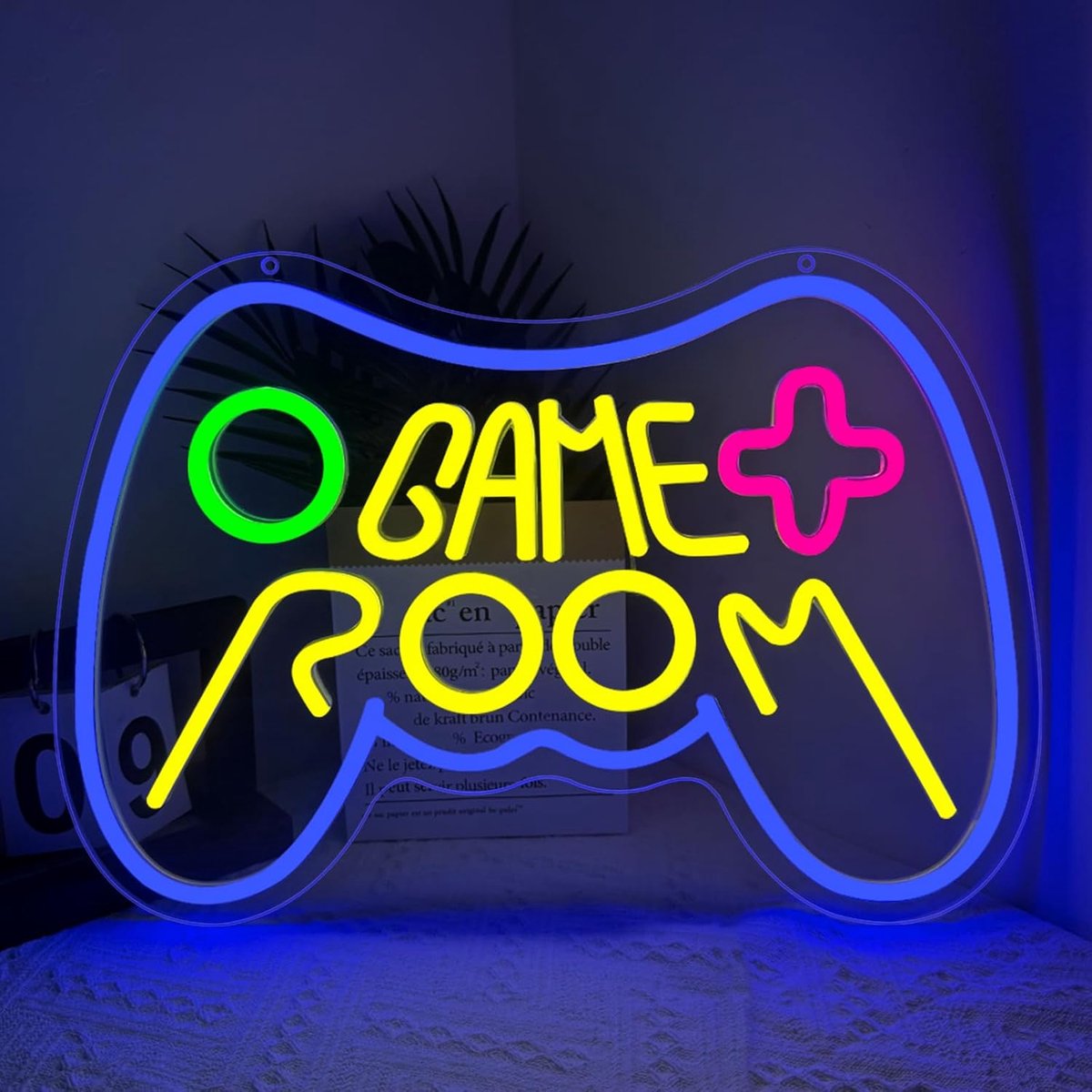 Neon sign game room - LED verlichting - dimbaar - perfecte sfeer voor gamers - ShopVlot