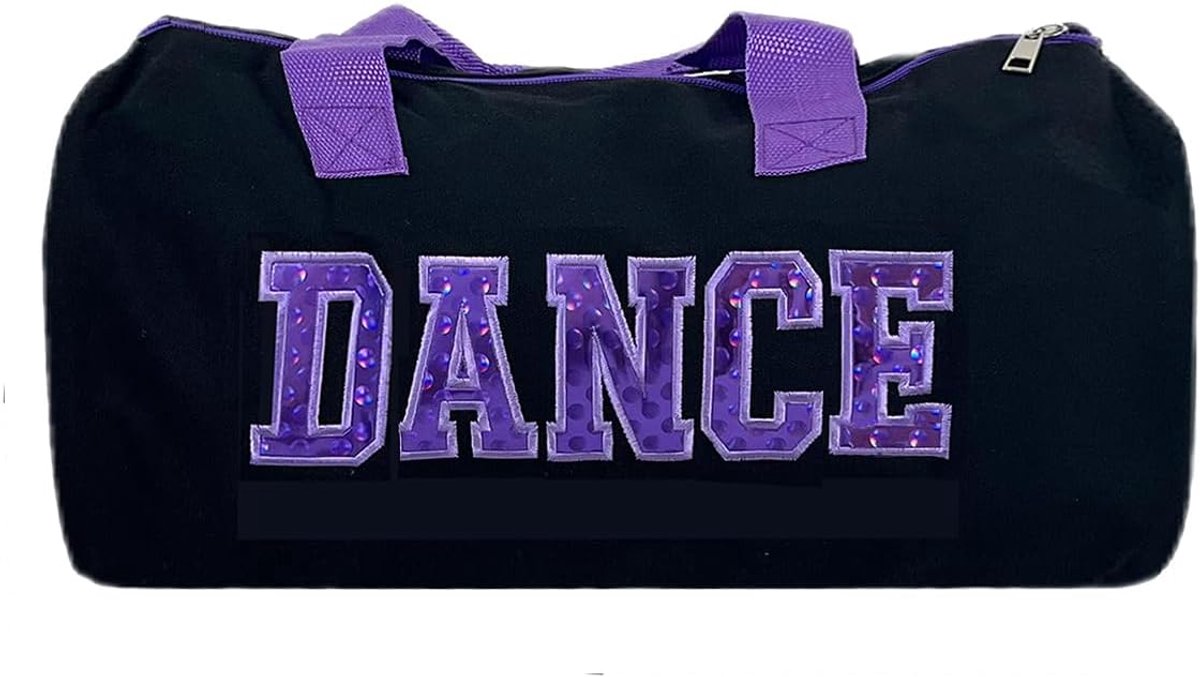 Cute Ballet Dance Bag, Sports Bag, Handbag, Crossbody Bag, Ballerina Duffel Bag, for Dancers and Girls, Purple, 43 x - ShopVlot