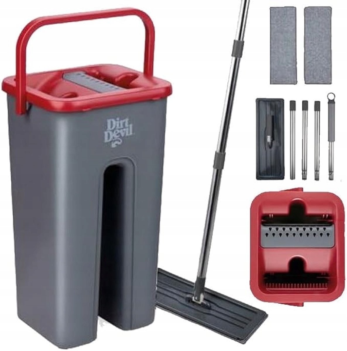 Dirt Devil Vloermop Set met Emmer - Efficiënt Schoonmaken