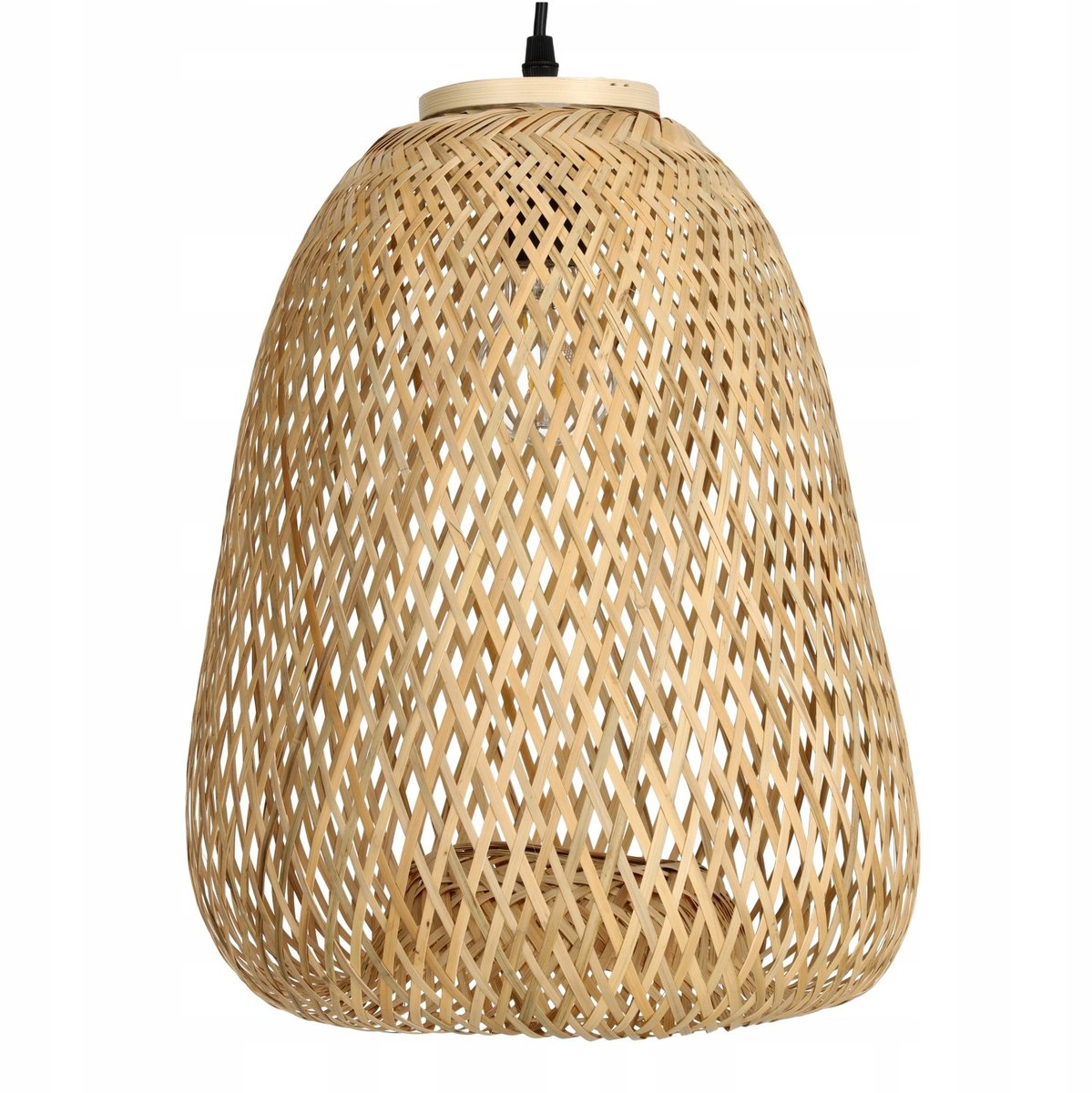 Boho Hanglamp Bamboe Natuurlijk Gevlochten E27