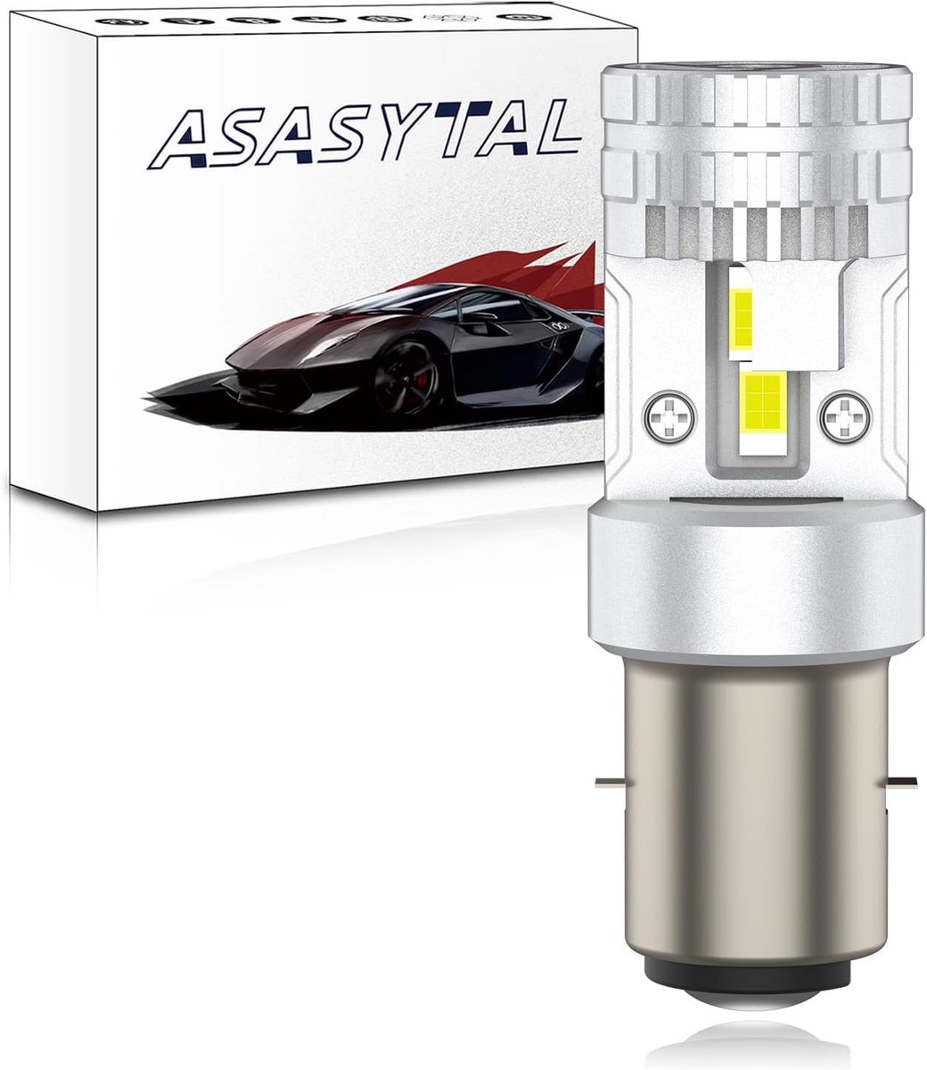 Motorfiets koplamp BA20D LED 35W - Superhelder 2900 lumen - 6500K wit - Verbeterde zichtbaarheid - ShopVlot