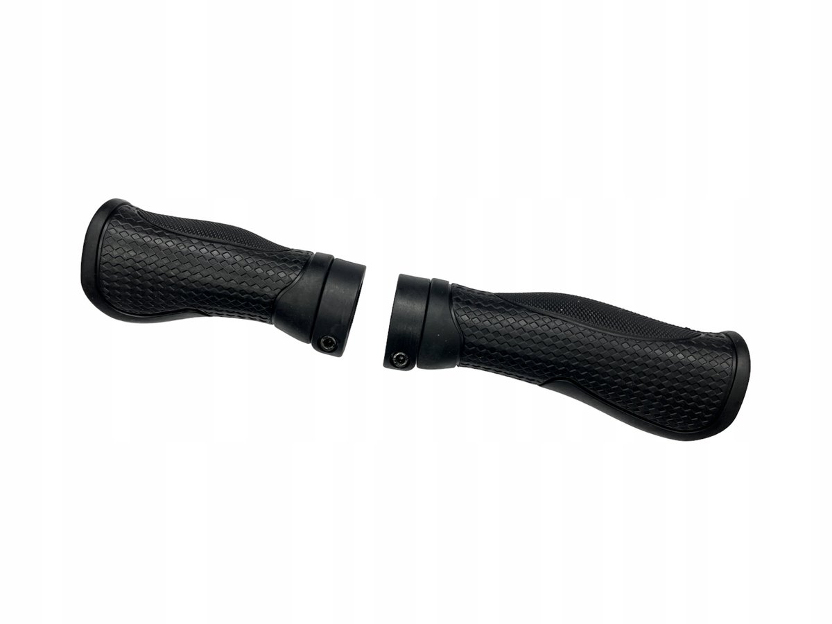 Ergonomische Fietshandvatten 135mm/100mm met Klem - Merkloos