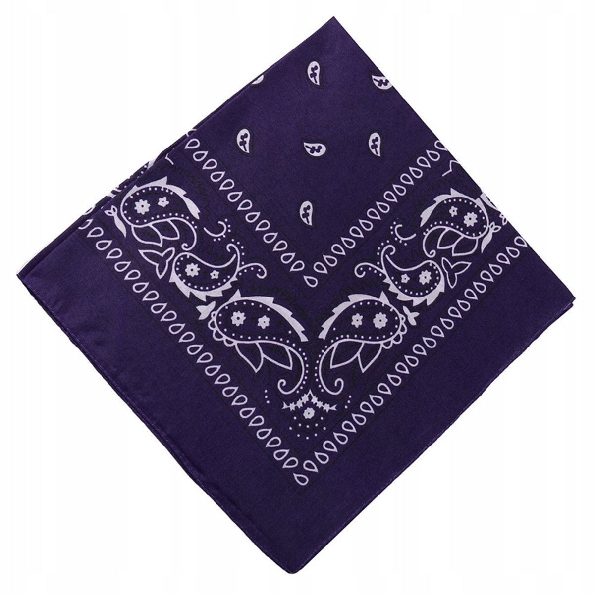 Bandana Sjaal Katoen Blauw 53x53cm - Veelzijdig en Stijlvol